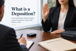 what is a deposition in law