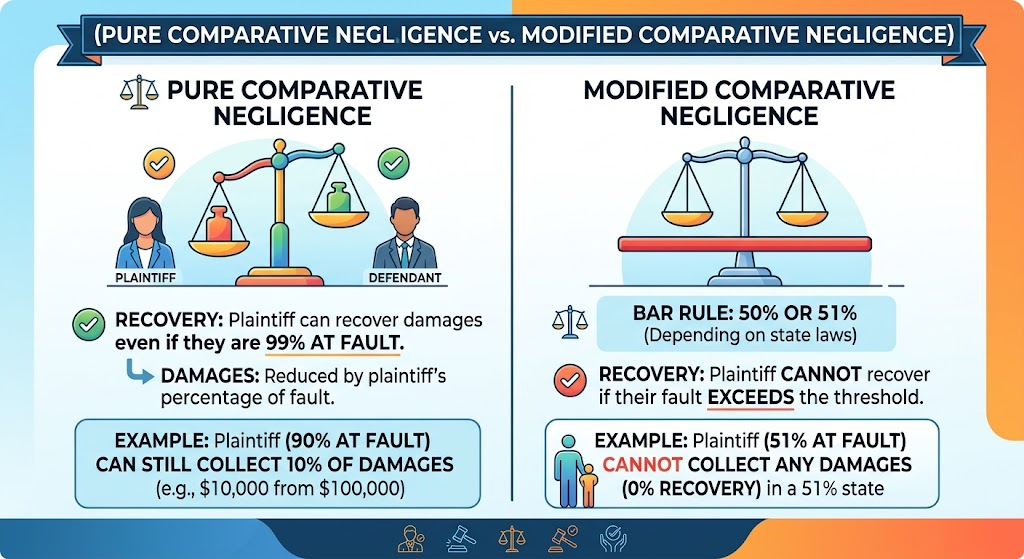 pure comparative negligence