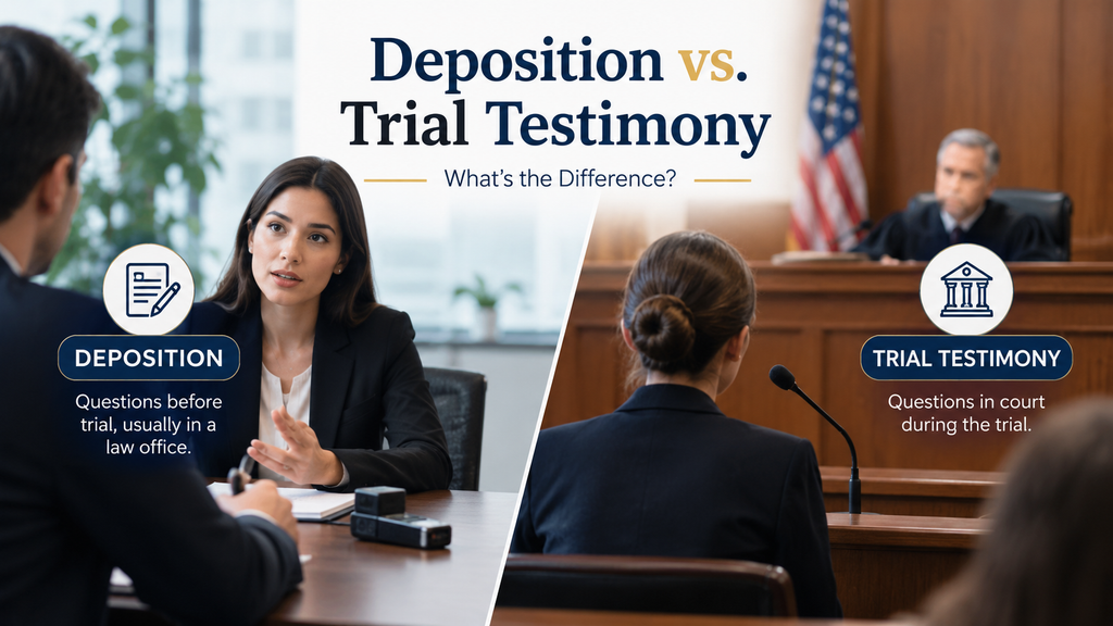 what is a deposition in law
