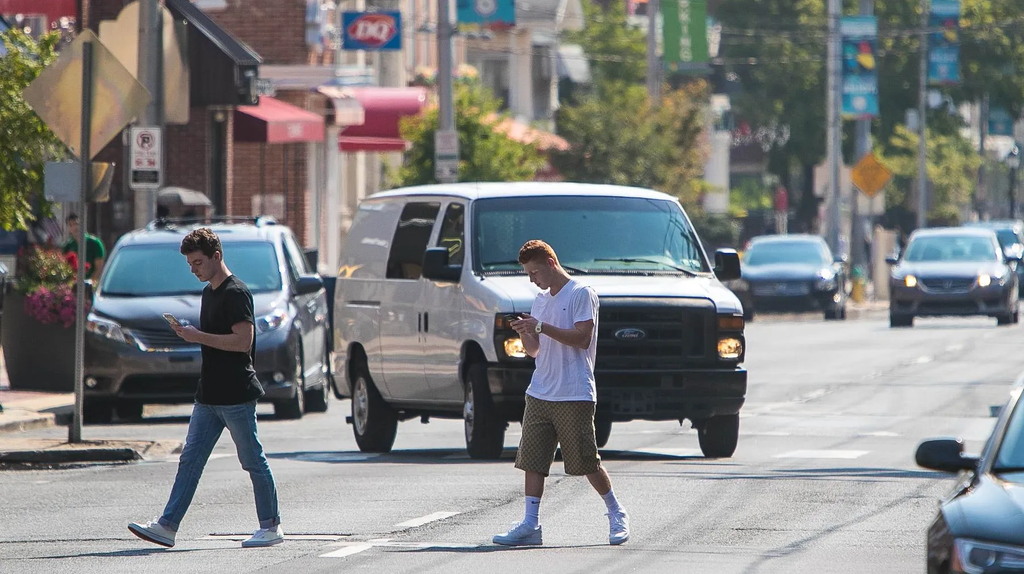 Car Strikes Pedestrian